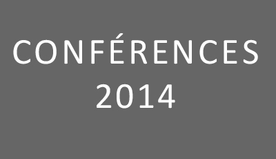 Conférences 2014